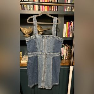 Two tone mini denim dress wild fable nwt